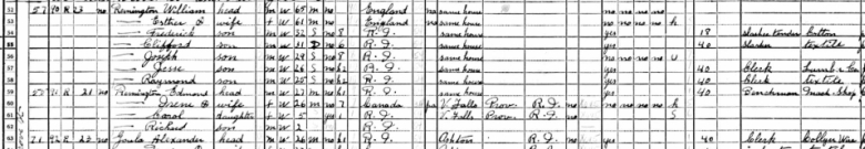 Remington 1940 US Census