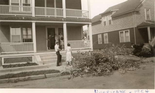 1954 Hurricane, Draper Street, Pawtucket, RI