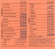 Grade 4 Report Card