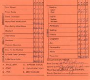 Grade 6 Report Card