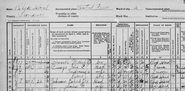 Parents 1940 US Census